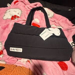 sold fb- Black Tote Bag Miffy Starbucks